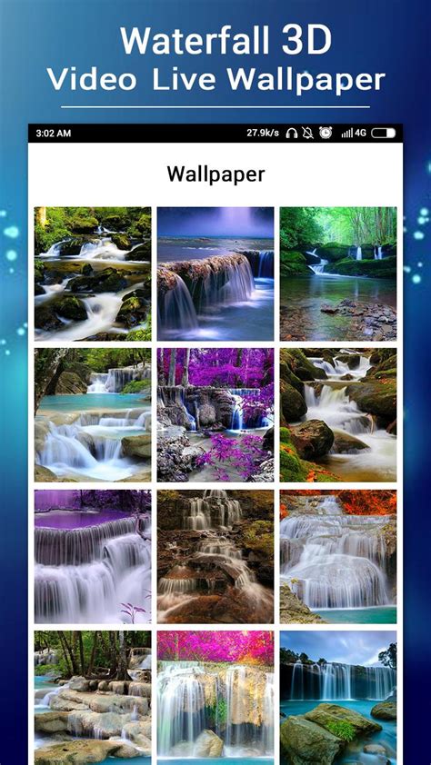 Waterfall 3d Video Live Wallpaper For Android Apk Download