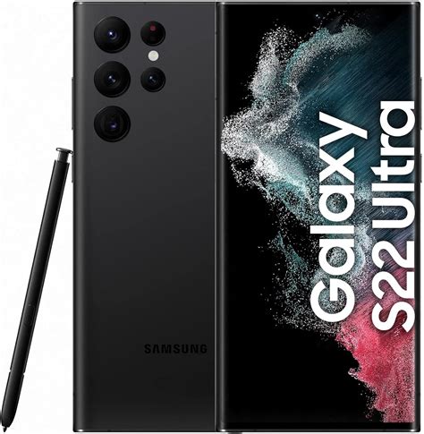 Samsung Galaxy S22 Ultra Téléphone Mobile 5g 512go Noir Carte Sim Non