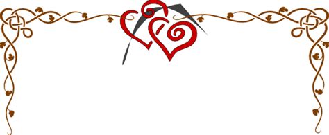 Hearts And Vine Clip Art At Vector Clip Art Online Royalty