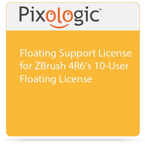 Pixologic Floating Support License for ZBrush 83048200321054 B&H