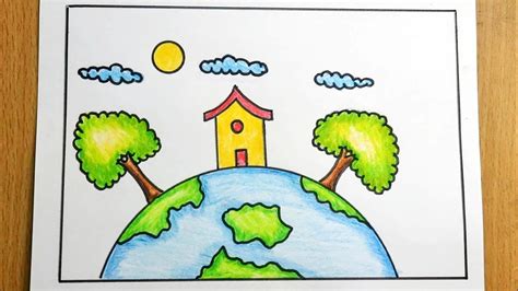 Environment Drawing How To Draw Environmental Drawing Natural Environment Drawing YouTube