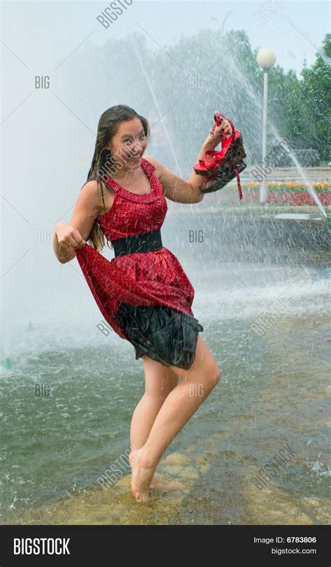 Laughing Girl Wet Image And Photo Free Trial Bigstock