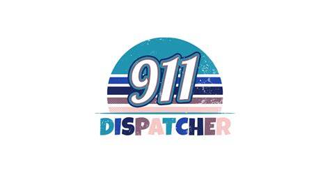 911 Dispatcher Shirt Vintage Retro Sunset T 911 Dispatcher T