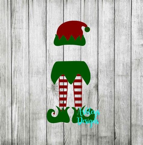 Download Elf Monogram Legs Hat Christmas SVG File by TheSVGcorner on Etsy (With images) | Christmas svg ...