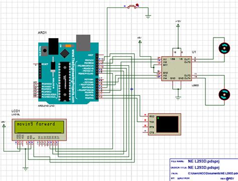 L293d Motor Driver And Arduino Used For Autonomous Robotic Application