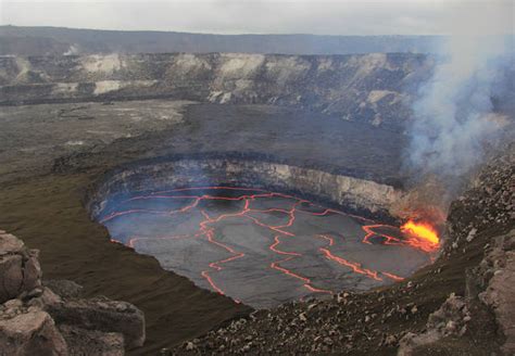 New Kilauea Volcano Summit Eruption Video Hits Web West Hawaii Today