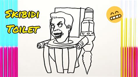 How To Draw Skibidi Toilet Easy Drawing Youtube