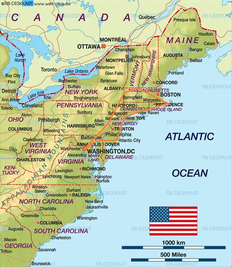 East Coast Map ~ Map Guide Travel Guide Hotel Guide Us Map