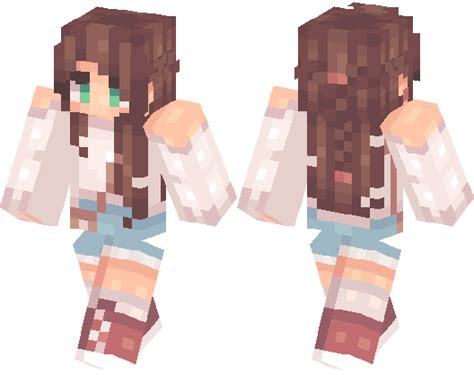 Cute Girly Girl Minecraft Skin Minecraft Hub