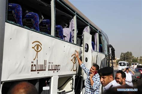 Explosion Hits Tourist Bus Near Cairo 14 Injured State Media Xinhua