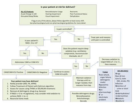 Clinical Guidelines For Delirium Fixed