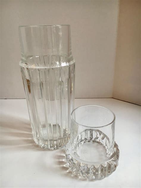 Tiffany And Co Crystal Bedside Water Carafe With Glass At 1stdibs