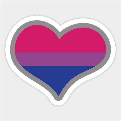 Bi Love Pride Bi Pride Sticker Teepublic