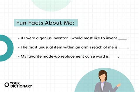 Fun Facts For An “about Me” Intro List Of Helpful Examples Yourdictionary