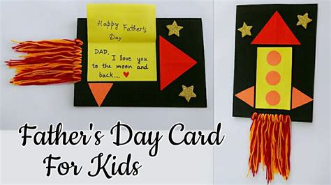 Fathers Day Cardfathers Day Rocket Cardfathers Day