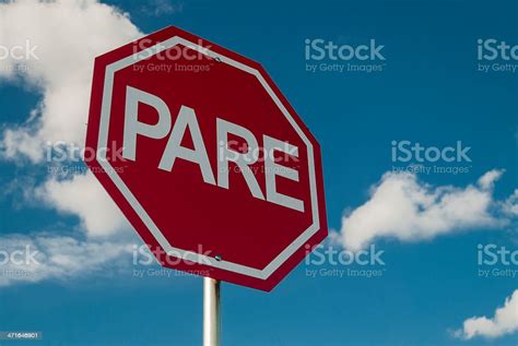 Spanish Stop Sign Stock Photo Download Image Now Spanish Language