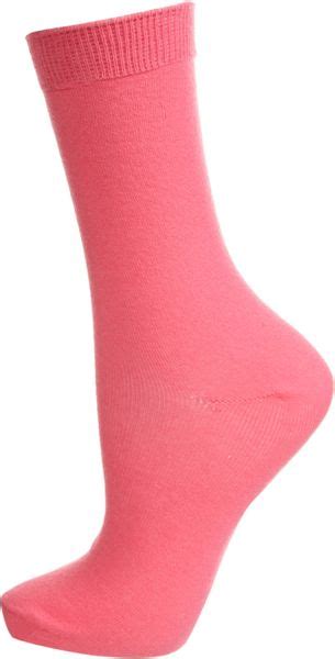 Topshop Neon Pink Ankle Socks In Pink Lyst