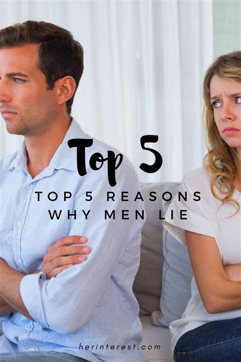 top 5 reasons why men lie why men lie men lie men