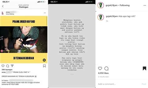 Prank ojol tant3 cantik ayank beb part 2. Viral Ojol Kena Prank Pesan Makanan ke Kuburan, Klarifikasi Pelaku Bikin