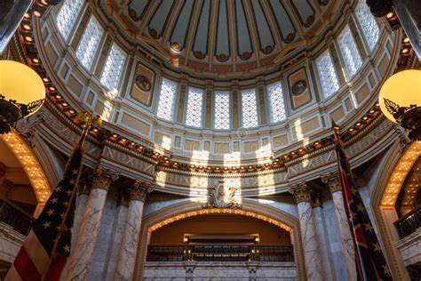 Interior Of The Mississippi State Capitol Building Stock Image Image