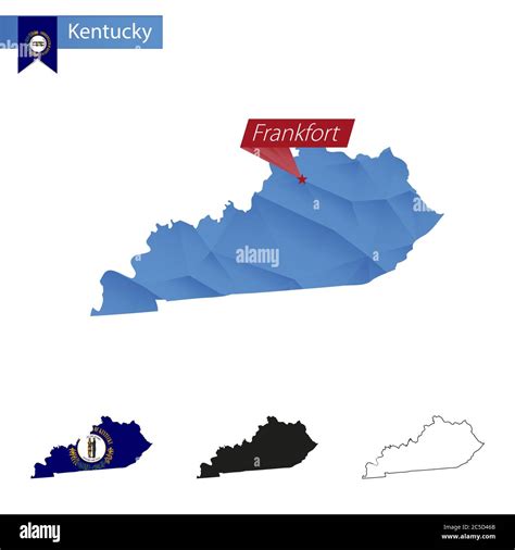 Frankfort Kentucky Map Stock Vector Images Alamy