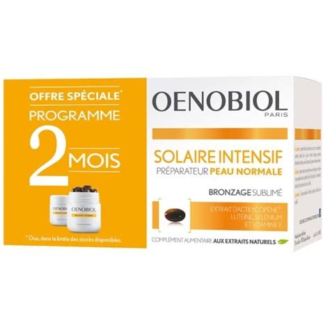 Oenobiol Oenobiol Solaire Intensif Préparateur Peau Normale Lot De 2 X