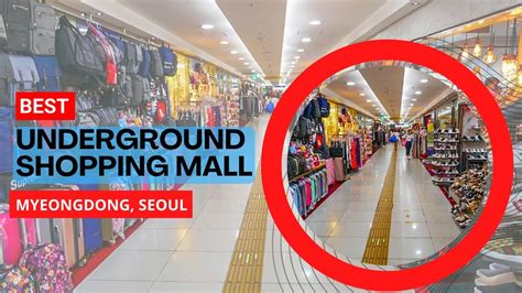 Myeongdong Underground Shopping Center Best Place For Shopping In