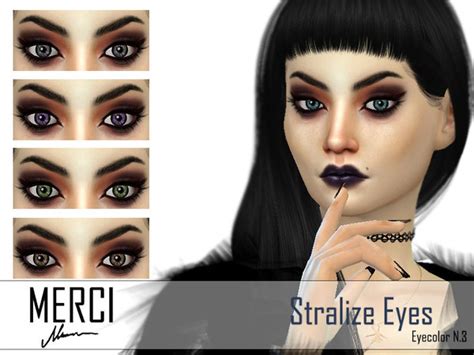 The Sims Resource Stralize Eyes By Merci • Sims 4 Downloads