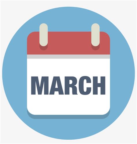 March March Month Icon Png Free Transparent Png Download Pngkey