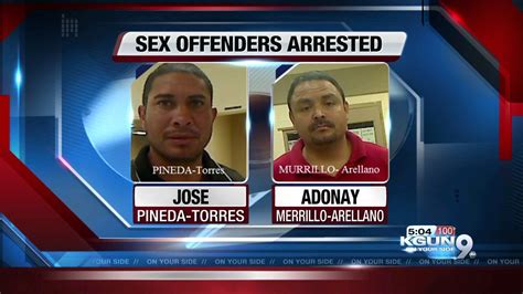 2 Convicted Sex Offenders Are Arrested At Arizona Border Youtube