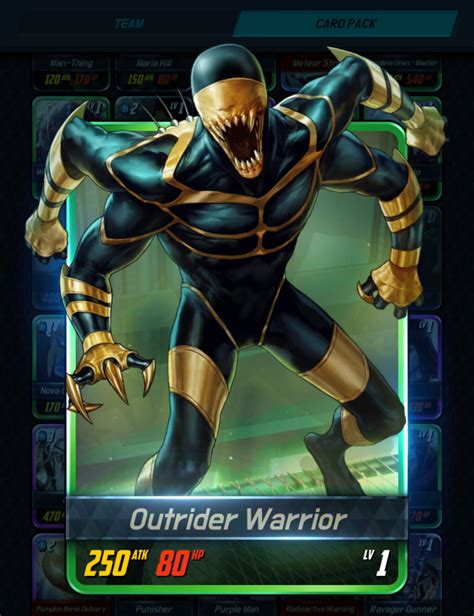 Outrider Warrior | Marvel Battle Lines Wiki | Fandom