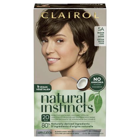 Clairol Natural Instincts Demi Permanent Hair Color Crème 5a Medium