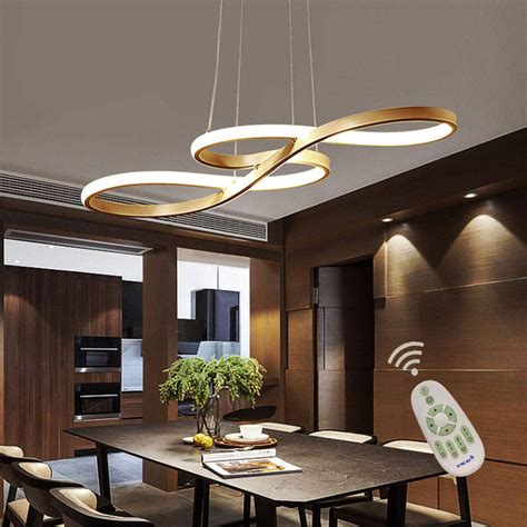 Modern Led Pendant Lighting Chandeliers Dimmable 3000k~6500k Dining
