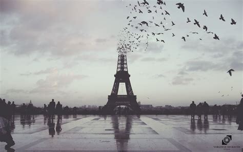 Eiffel Tower Paris Paris Photo Manipulation Photoshop City France