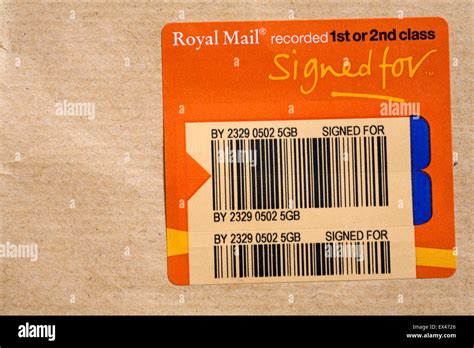 Royal Mail Barcodes Hi Res Stock Photography And Images Alamy