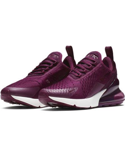 Nike Rubber Air Max 270 Shoes In Burgundy Purple Lyst