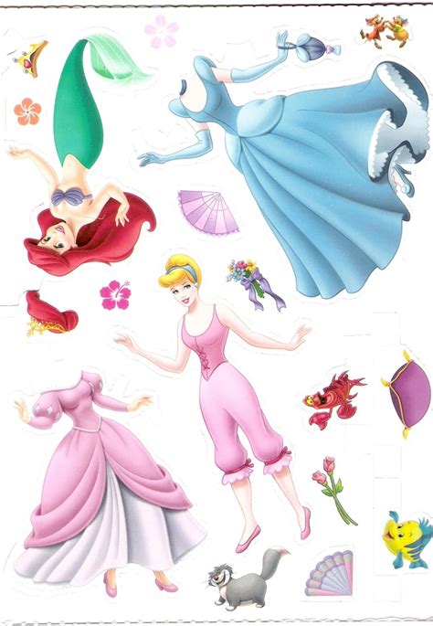 Disney Princess Paper Doll Printable
