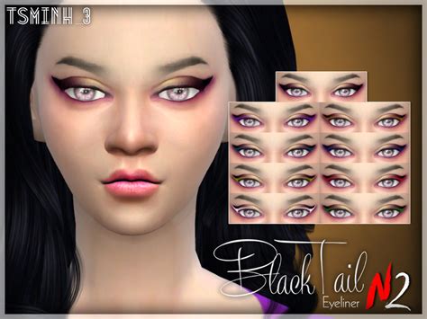Perfect Colour Eyeliner The Sims 4 P6 Sims4 Clove Share Asia Tổng