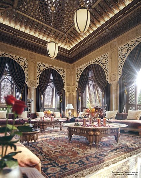 Oriental Majlis On Behance Moroccan Living Room Moroccan Homes