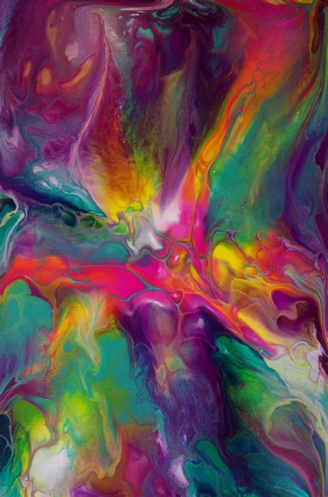 Fluid Acrylic Pouring Acrylic Art Acrylic Pouring Art Flow Painting