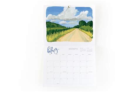 2018 Land And Sky Wall Calendar Landscape Artwork Wall Calendar