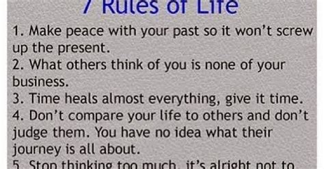 Buzzcanada Inspirationtoday Seven Rules Of Life
