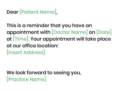 What To Consider When Making Appointment Reminder Samples — Etactics