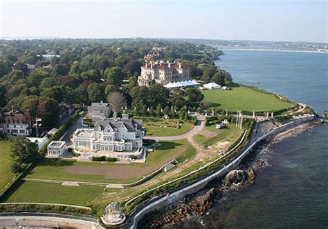 A Helicopter View Of The Breakers Mansion In Newport Ri Newport Ri