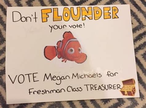 Treasurer Campaign Poster Ideas