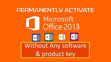 How To Activate Microsoft Office 2013