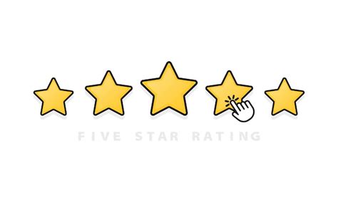 Premium Vector Rating Stars Icon Illustration