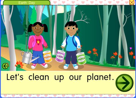 Great Interactive For Kids About Cleaning Up The Planet From Starfall