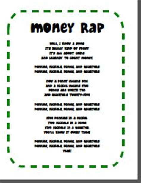 Rap poems are written to. Money Ideas on Pinterest | Money Games, Coins and Teaching ...