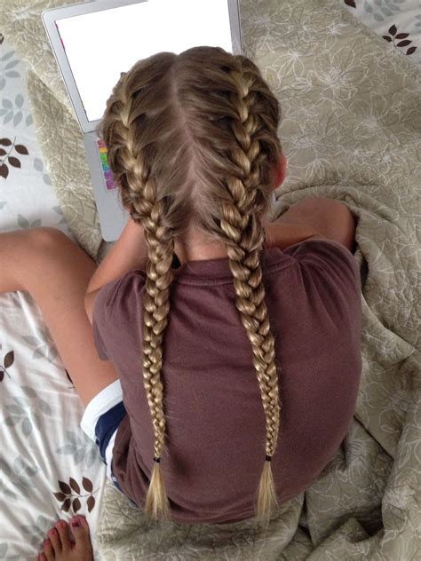 Two French Braids Two Braid Hairstyles French Braid Hairstyles